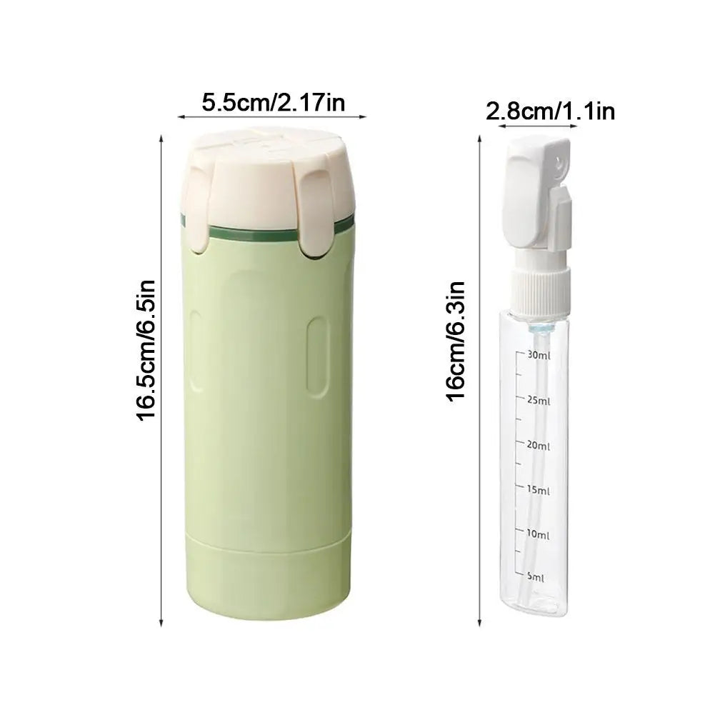 4-in-1 TSA-Approved BPA-Free Travel Dispenser Bottles for Shampoo & Lotion