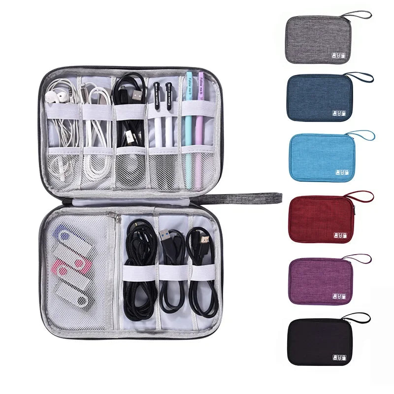 Cable & Gadget Organizer Pouch for Travel Digital Accessories