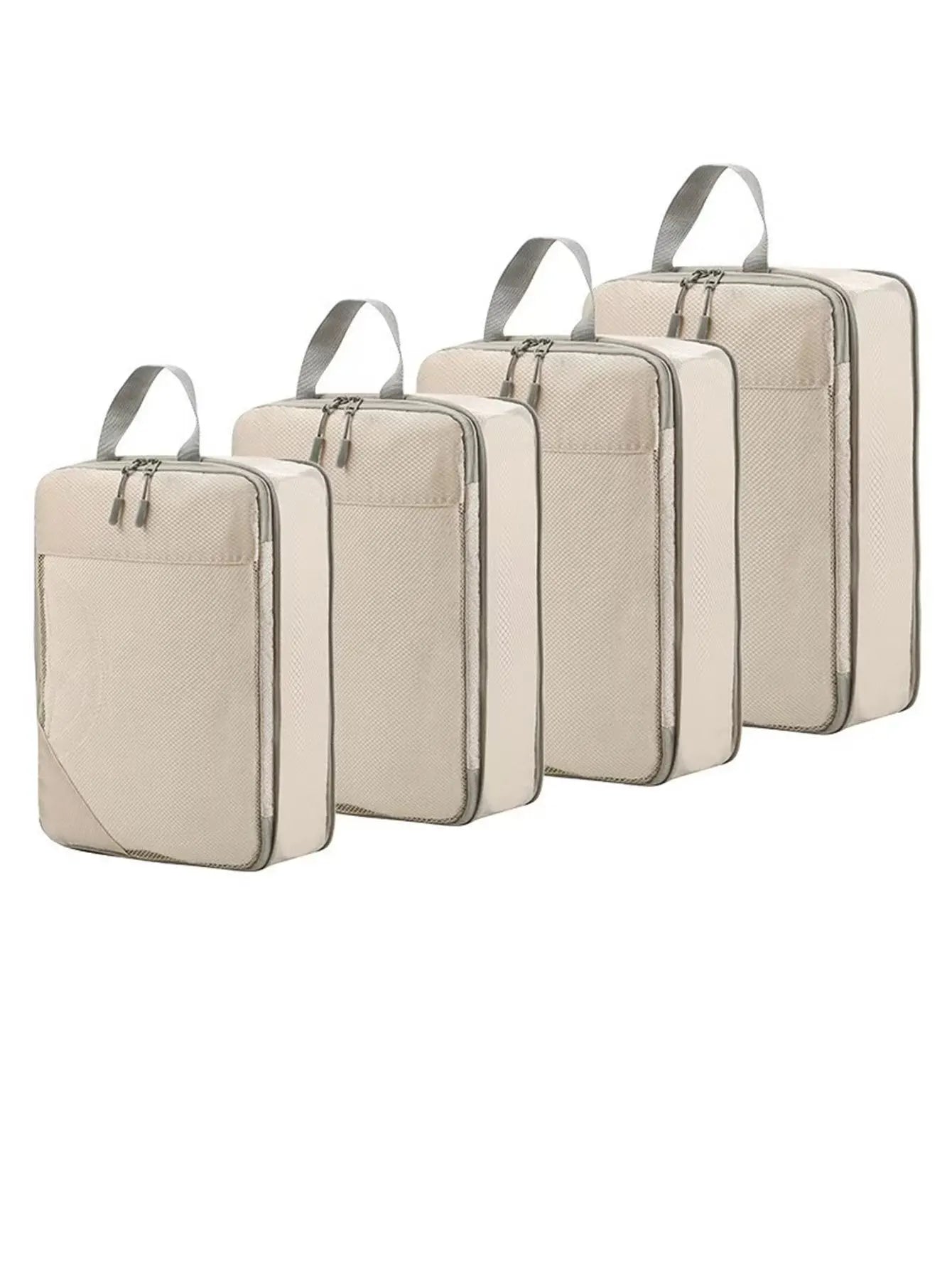 Expandable Compression Packing Cubes – Lightweight Travel Organizer Set for Suitcases
