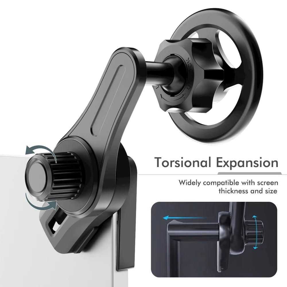 Magnetic Car Phone Holder | 360° Rotation | Foldable Dashboard Mount