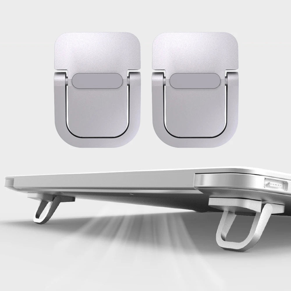 Portable Mini Aluminum Laptop Stand with Keyboard Holder