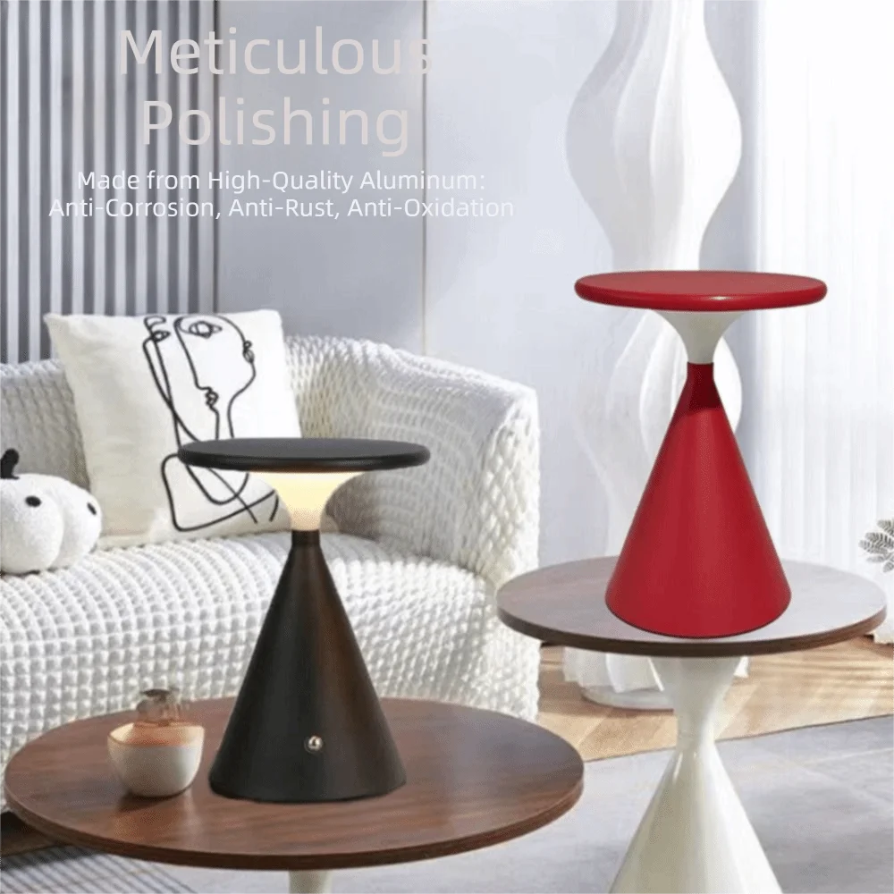 Flying Saucer Cordless Table Lamp – Touch Control LED Desk Light