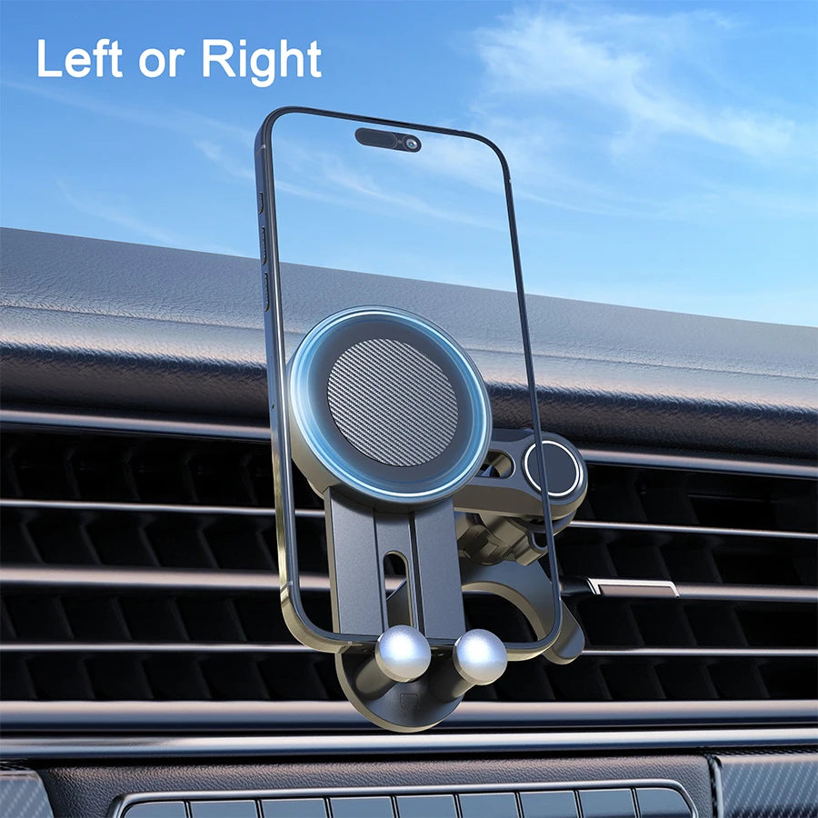 MagSafe-Compatible Magnetic Car Phone Mount – Air Vent, Strong Magnetic Hold