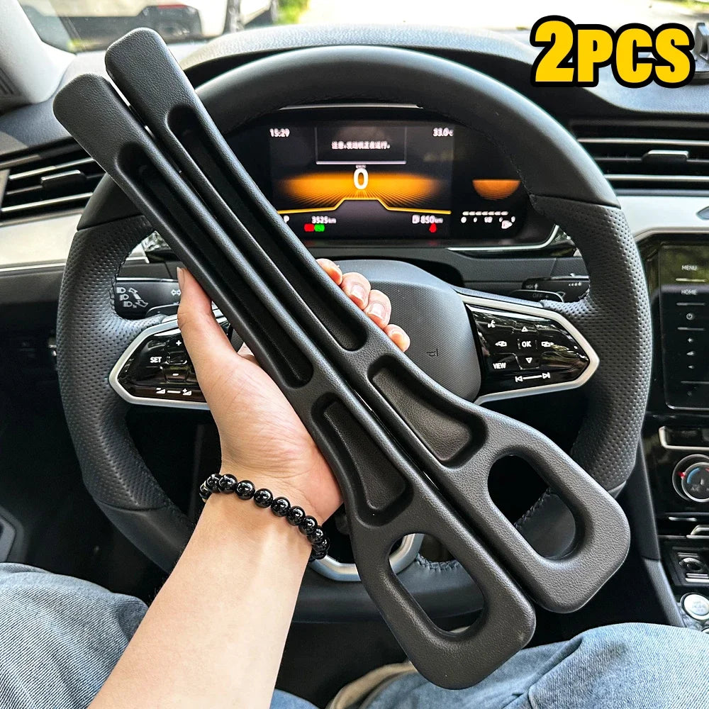 2-Piece PU Leather Car Seat Gap Filler & Organizer, Universal