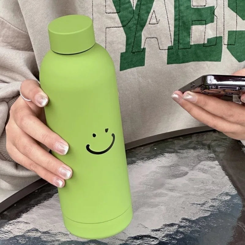 Frosted Stainless Steel Vacuum Insulated Travel Water Bottle