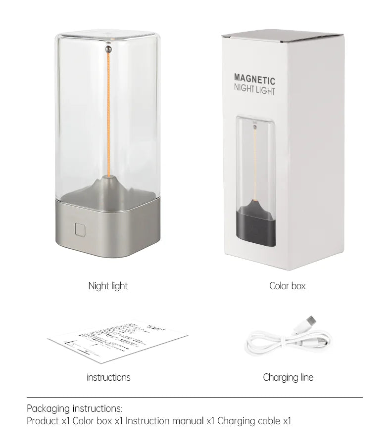 Minimalist Cordless Table Lamp – 3-Level Dimmable Rechargeable LED