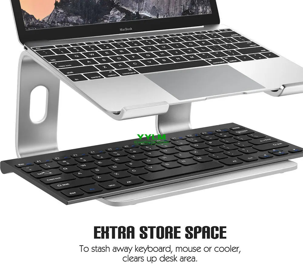 Portable Aluminum Laptop & MacBook Desktop Holder Stand
