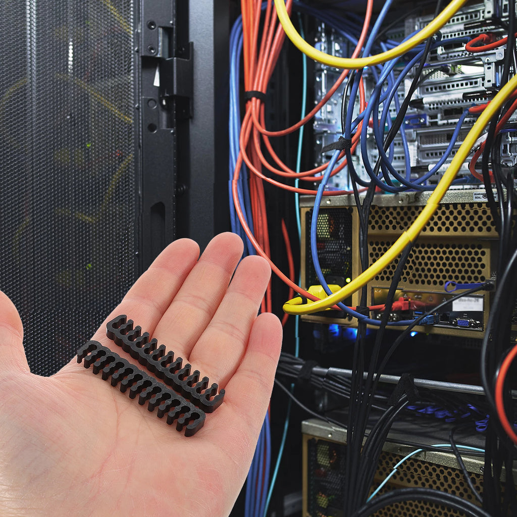 24-Piece PC Cable Management Comb Kit for Internal Wire Setup