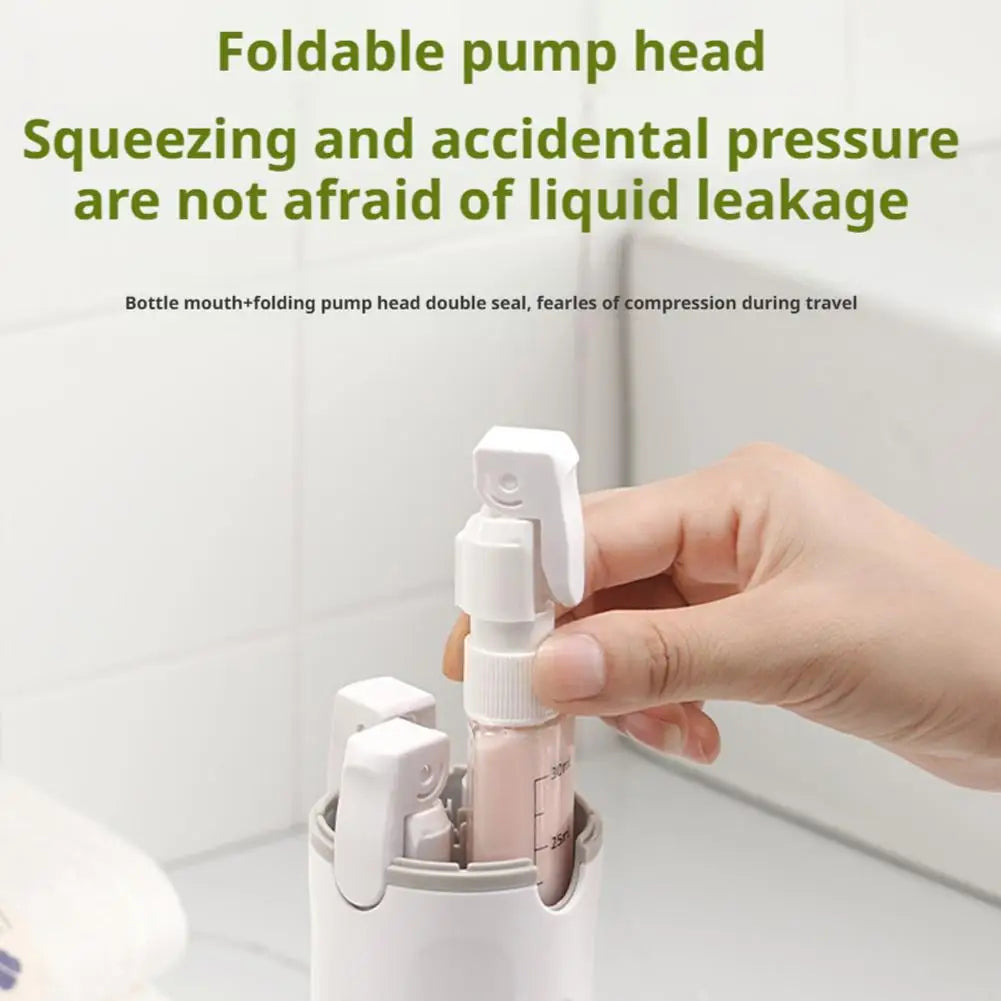 4-in-1 Portable Travel Cosmetics & Shampoo Split Bottle