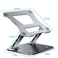 Adjustable Aluminum Laptop & Tablet Stand with Cooling Support