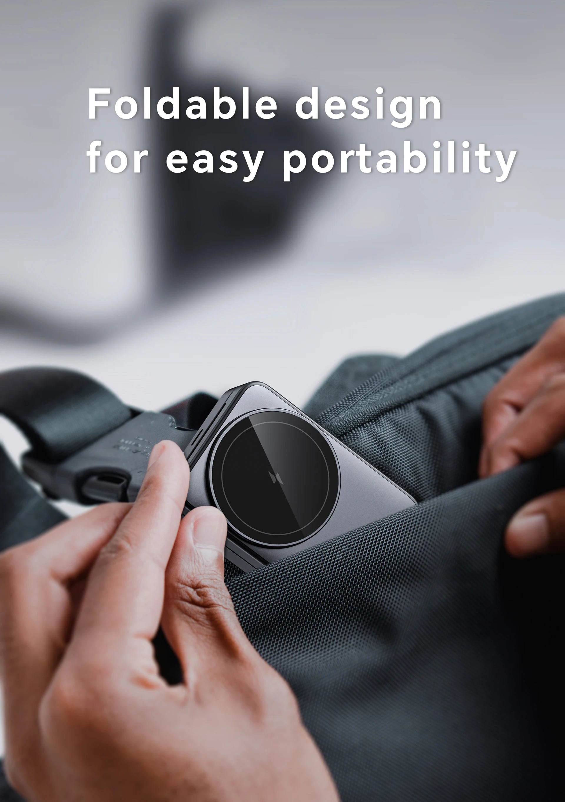 Foldable 3-in-1 Travel Wireless Charging Stand for iPhone & Apple Watch