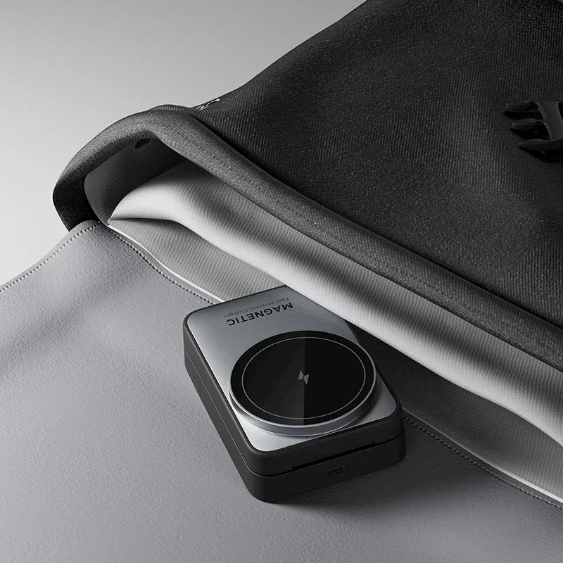 LED Foldable 3-in-1 MagSafe Wireless Charging Stand for iPhone & Apple Watch
