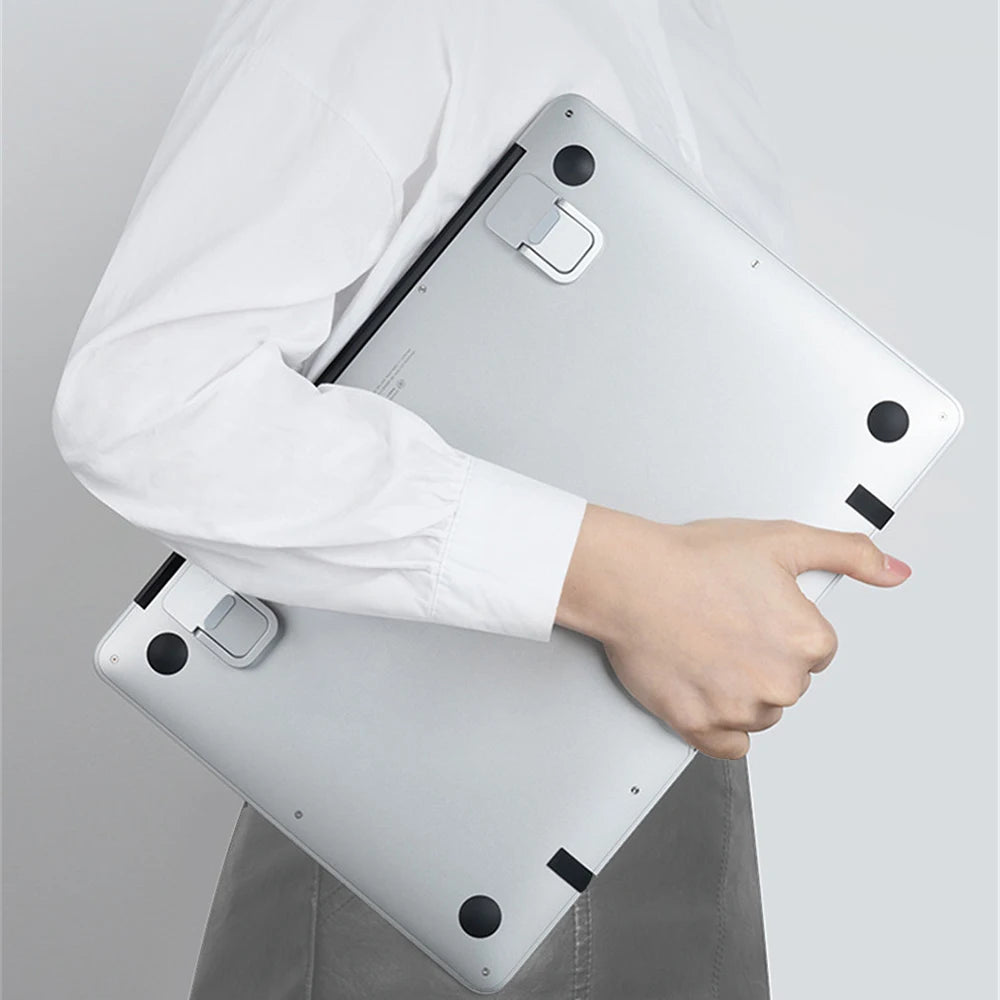 Portable Mini Aluminum Laptop Stand with Keyboard Holder