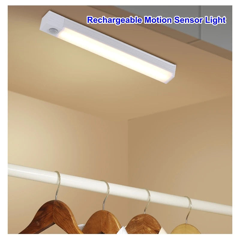 Motion Sensor LED Strip Light | USB Rechargeable | Cabinet, Wardrobe & Staircase