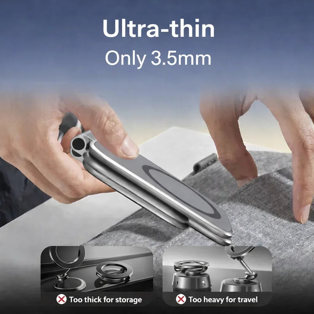 Foldable Magnetic Car Phone Mount – Adjustable Dashboard Holder
