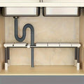Adjustable Under-Sink Organizer – Stainless Steel Multi-Tier Storage Rack for Kitchen & Bathroom