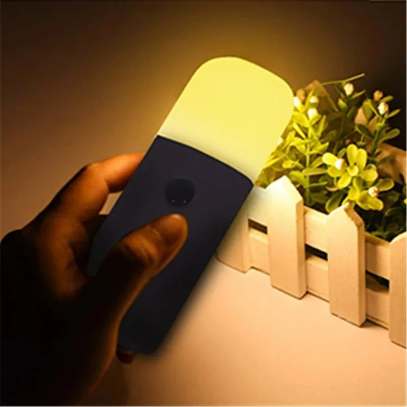 Motion Sensor Night Light Indoor USB Rechargeable Dimmable LED Light Portable Motion Activated Night Lamp for Kids Room Bedroom