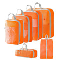 Expandable Compression Packing Cubes – Lightweight Travel Organizer Set for Suitcases