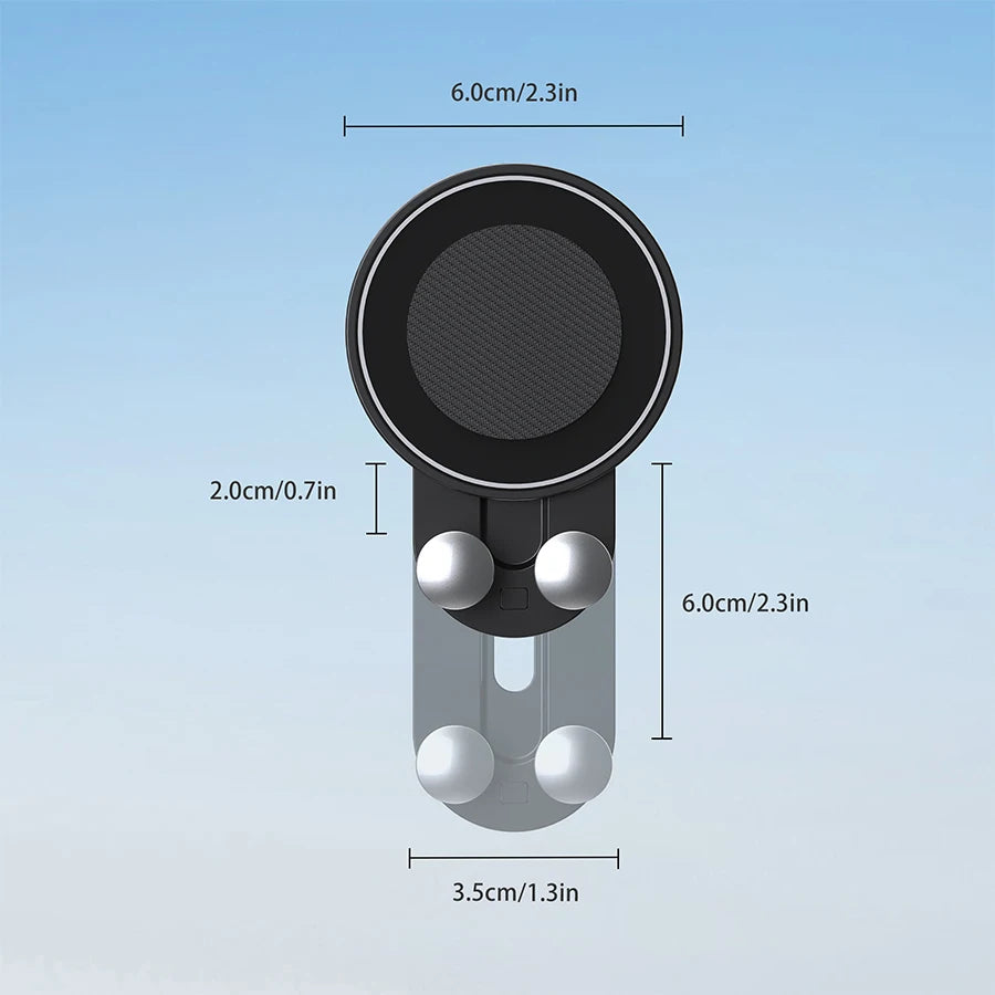MagSafe-Compatible Magnetic Car Phone Mount – Air Vent, Strong Magnetic Hold