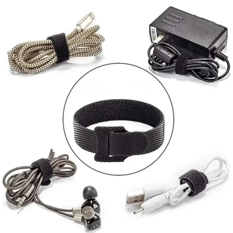 Cable Winder Tape & Wire Ties Cable Management Organizer