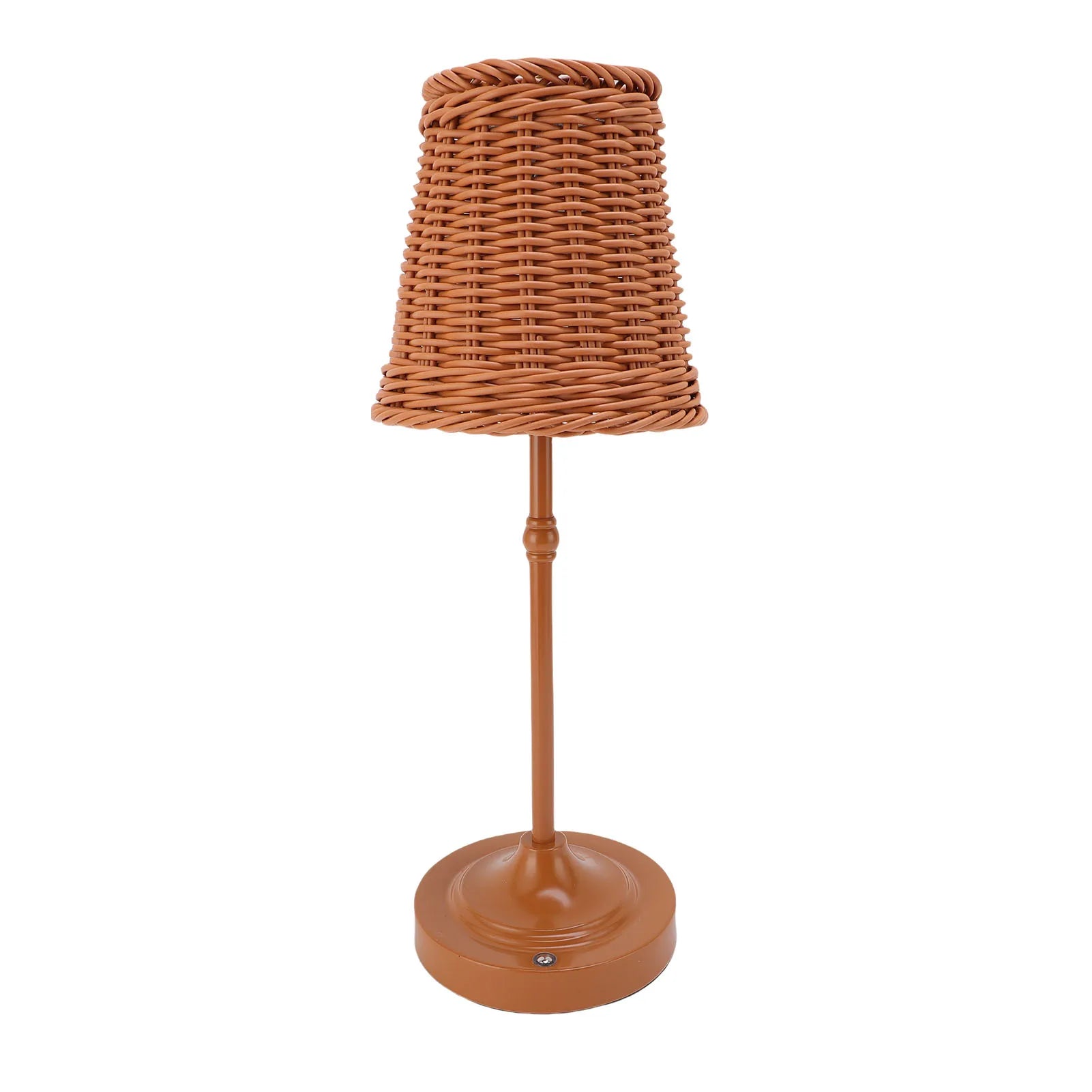 Rattan Cordless Table Lamp – Dimmable LED, Touch Control, Indoor & Outdoor