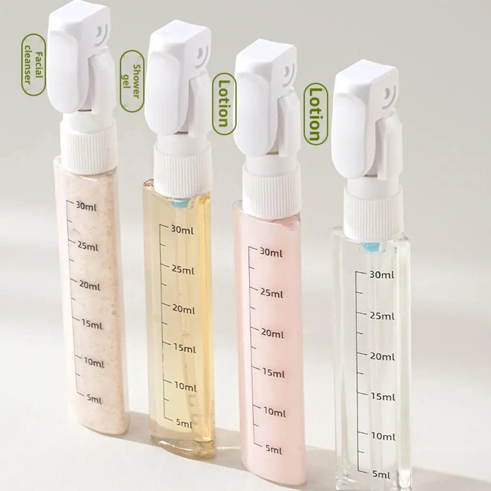 4-in-1 Portable Travel Cosmetics & Shampoo Split Bottle