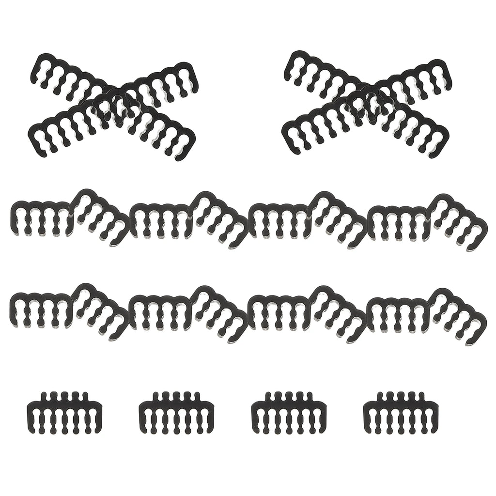 24-Piece PC Cable Management Comb Kit for Internal Wire Setup