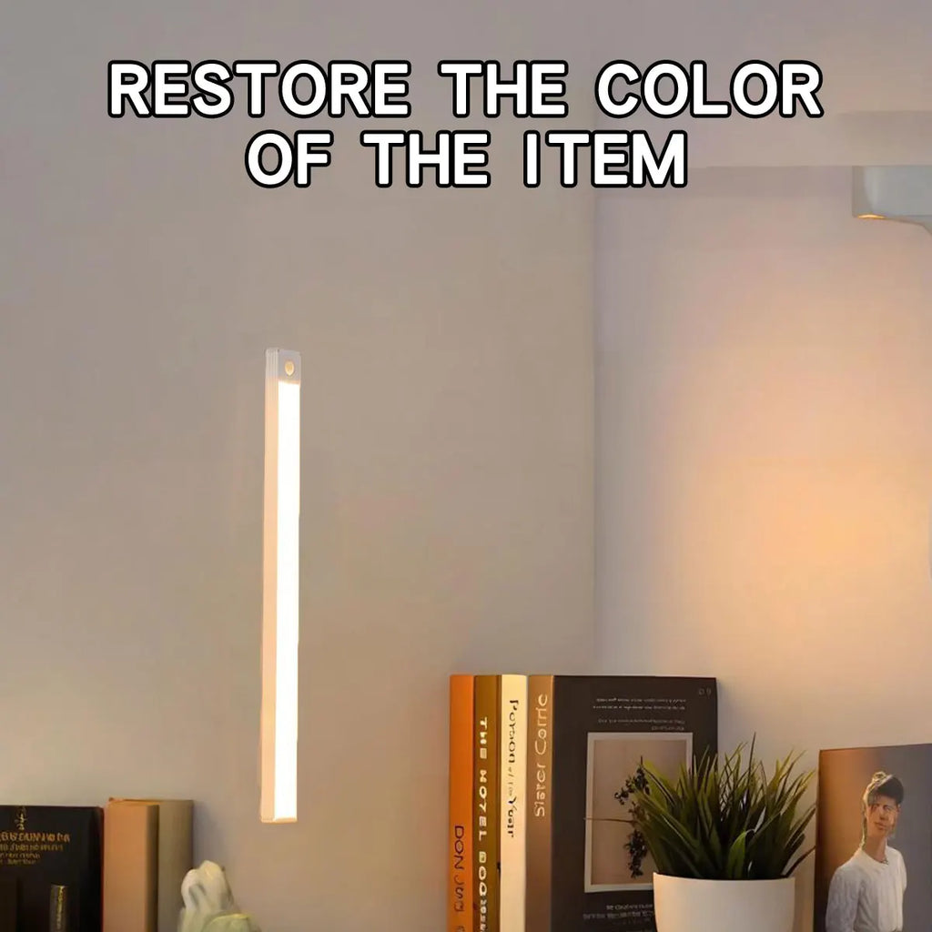 USB Rechargeable Motion Sensor LED Night Light – Dimmable, Wireless