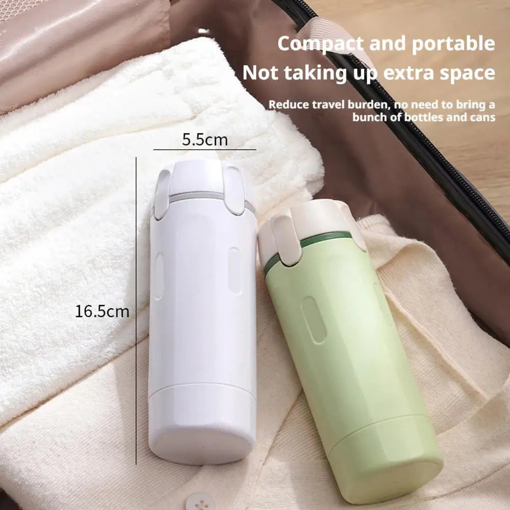 4-in-1 Portable Travel Cosmetics & Shampoo Split Bottle