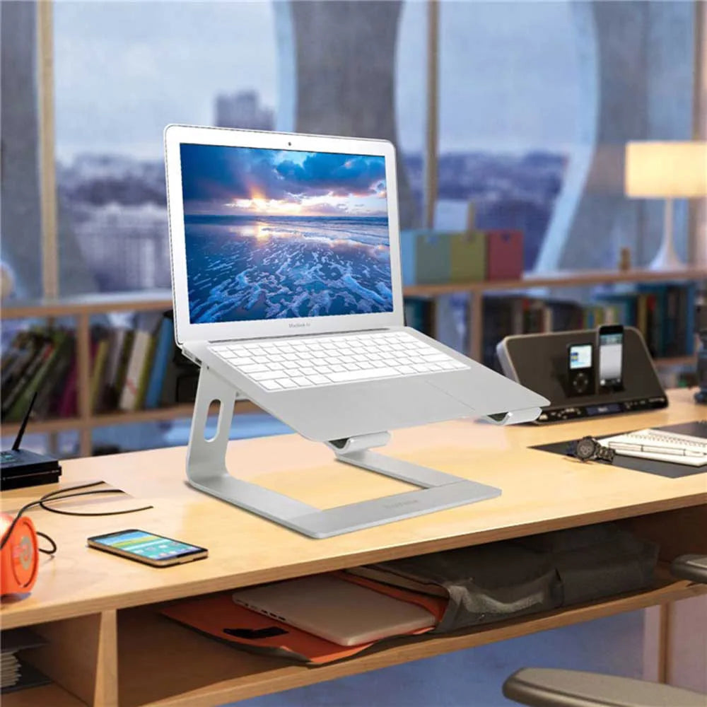 Portable Aluminum Laptop & MacBook Desktop Holder Stand