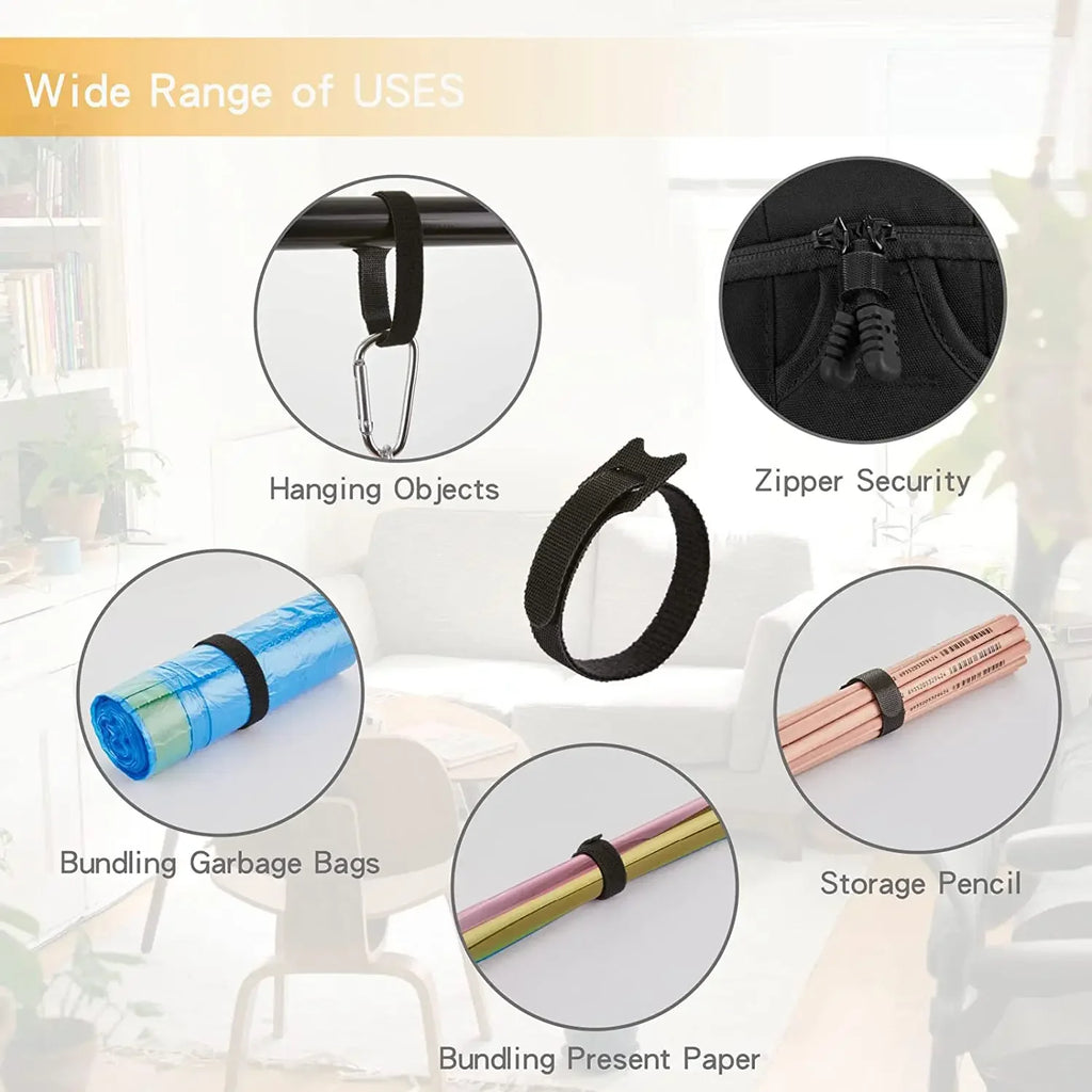 Cable Winder Tape & Wire Ties Cable Management Organizer
