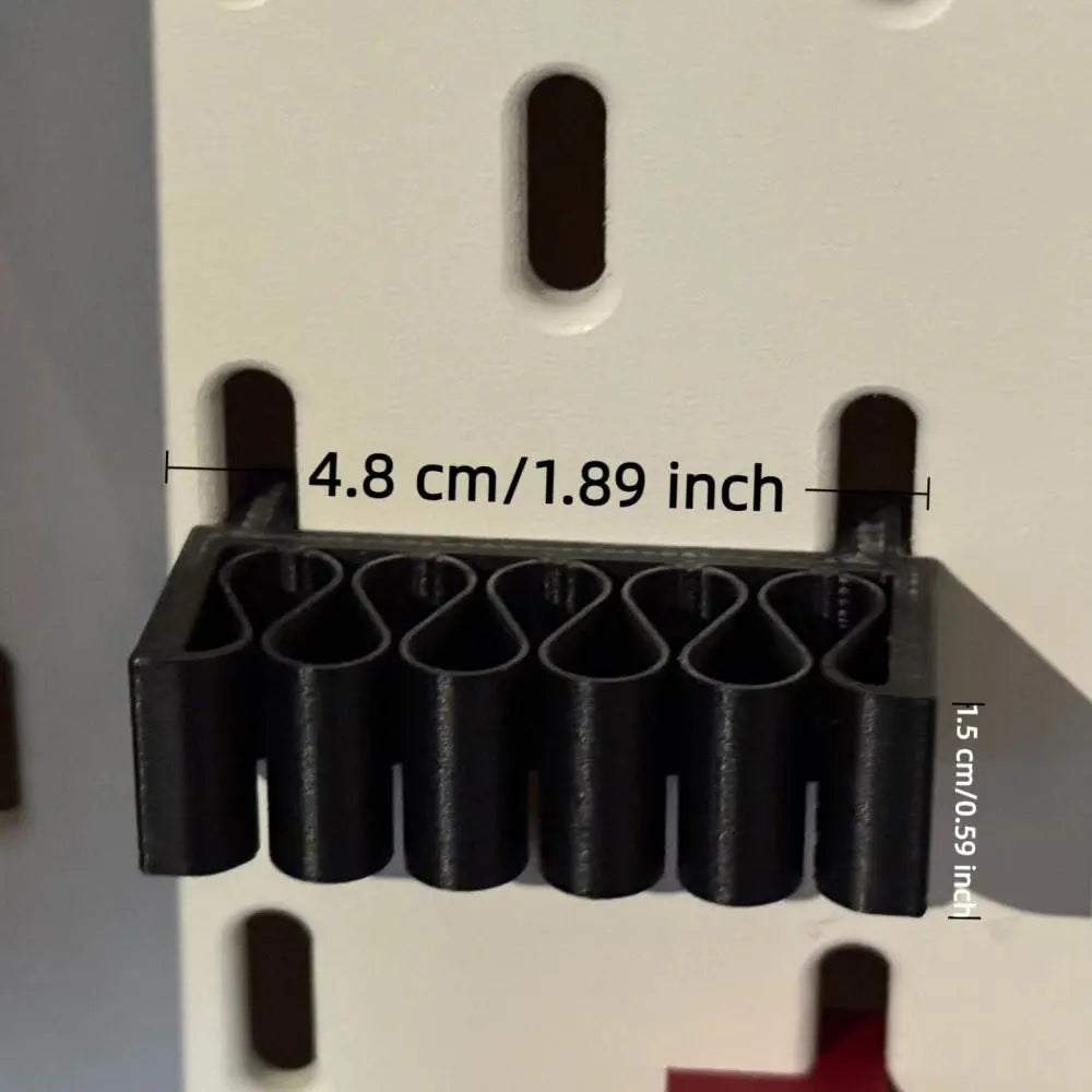 Pegboard Cable Organizer Holder & Desk Wire Management Clip