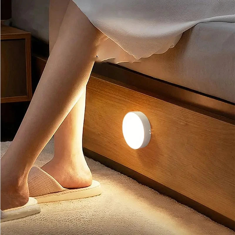 Wireless Motion Sensor LED Night Light – Rechargeable, Bedroom & Closet