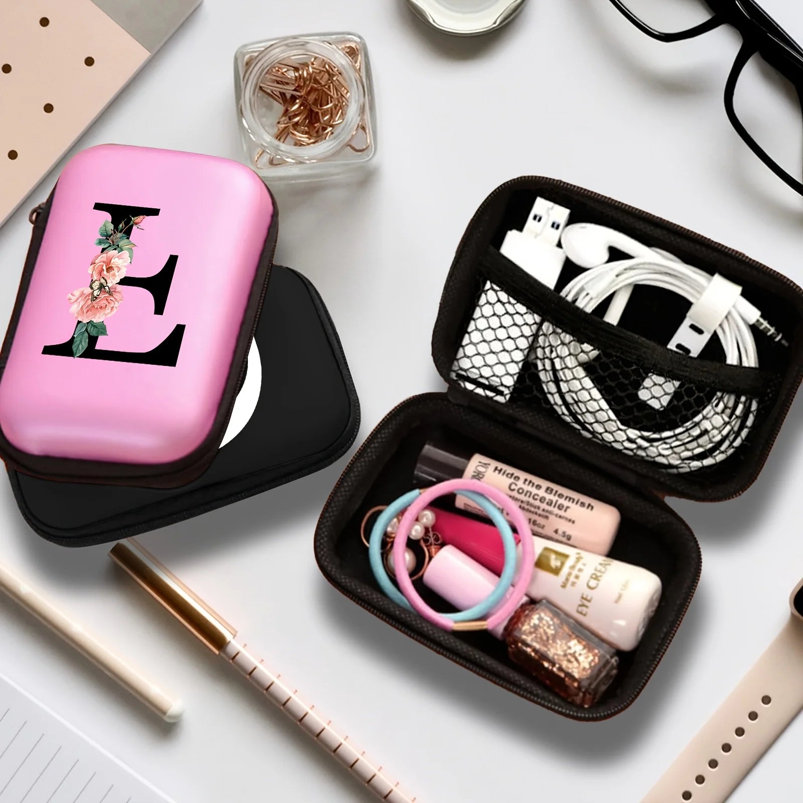 EVA Electronics Organizer Bag for Cables, Chargers & Earphones Travel Case