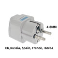 Universal EU Plug Adapter – AU/UK/US to EU/Euro/KR Travel Power Converter