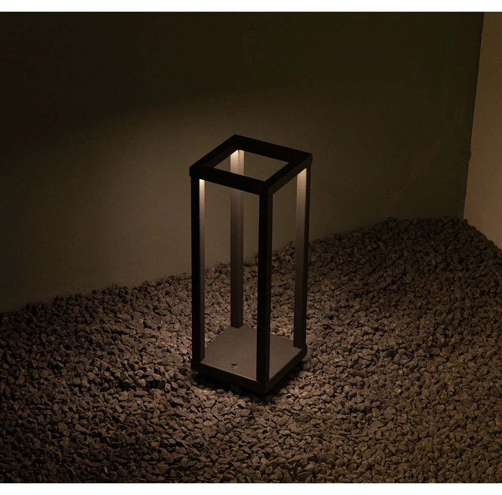 Cordless Aluminum Table Lamp – Touch Sensor, 3-Level Dimming, 24-Hour Battery