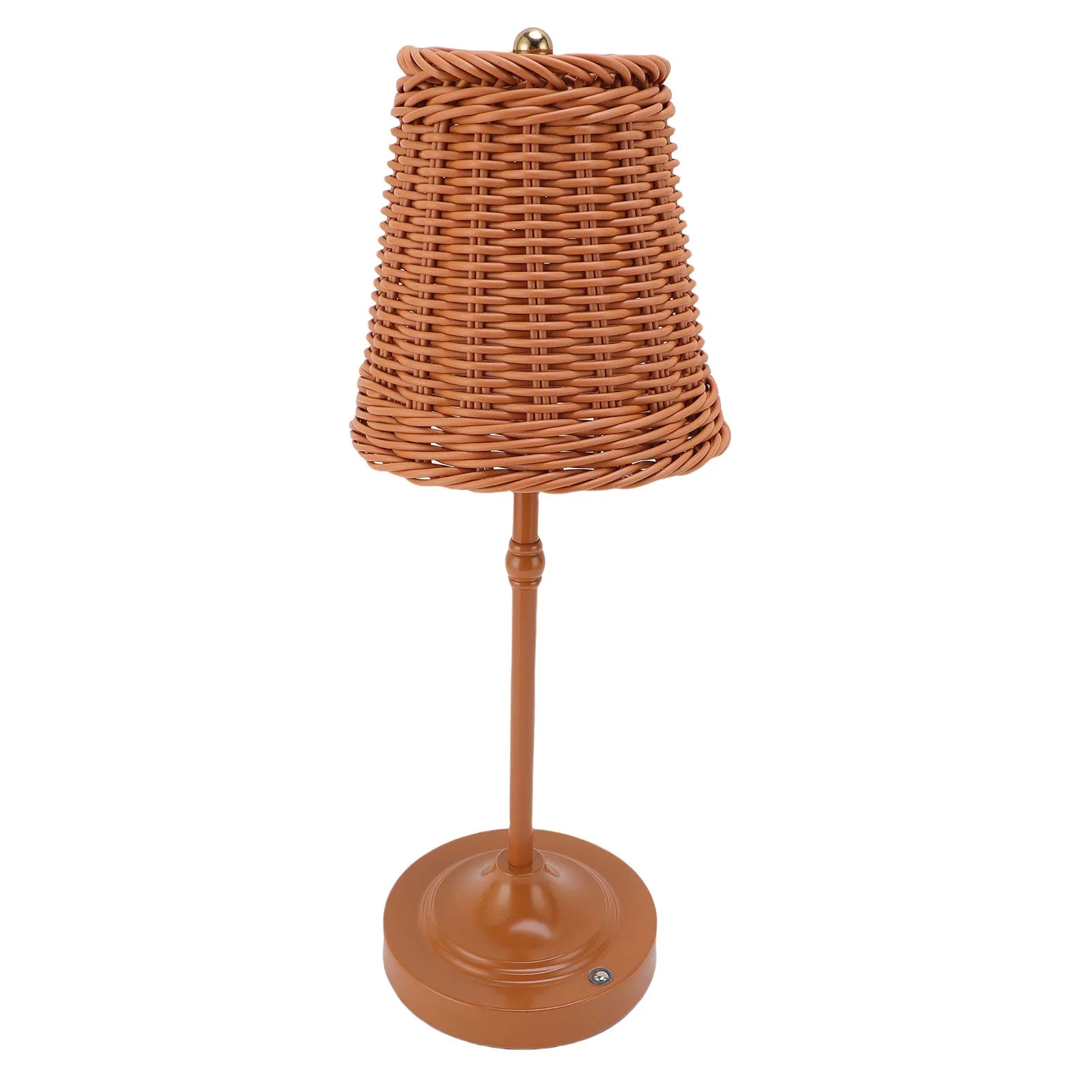 Rattan Cordless Table Lamp – Dimmable LED, Touch Control, Indoor & Outdoor