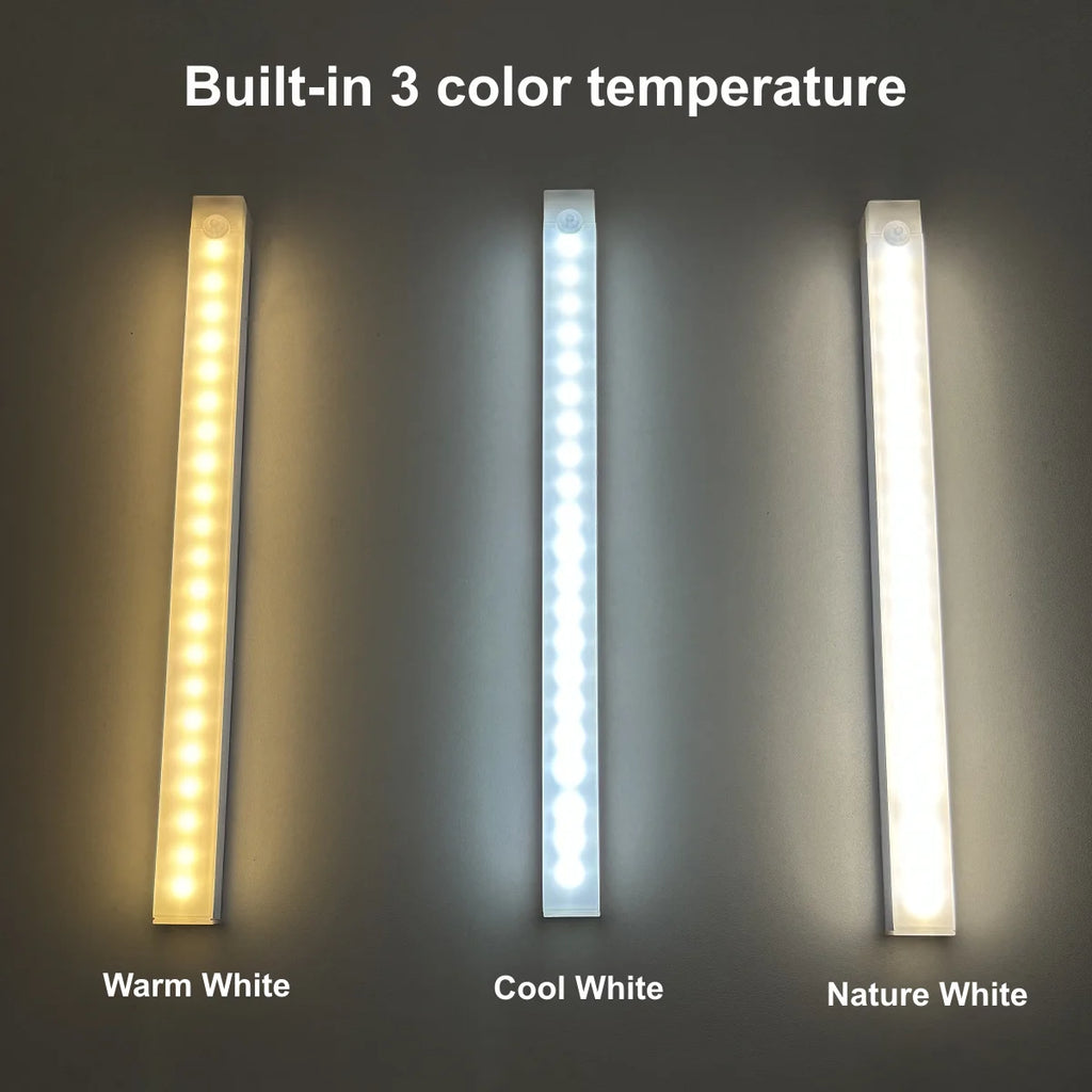 Motion Sensor LED Strip Light | USB Rechargeable | Cabinet, Wardrobe & Staircase