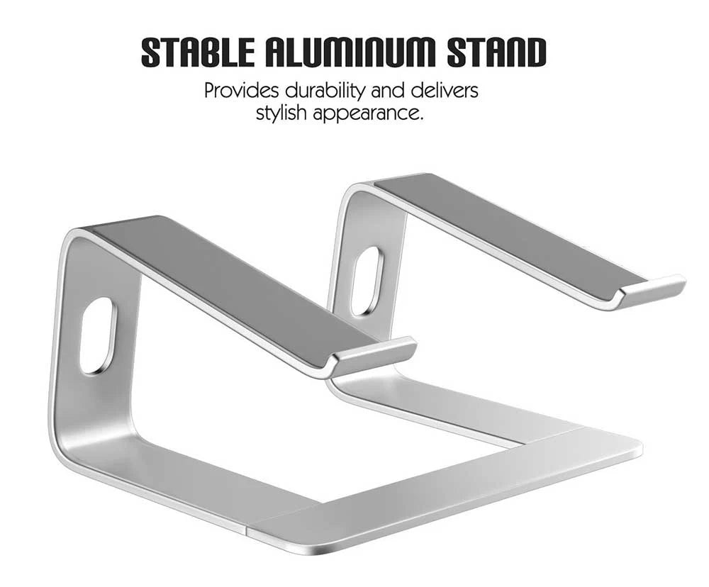 Portable Aluminum Laptop & MacBook Desktop Holder Stand