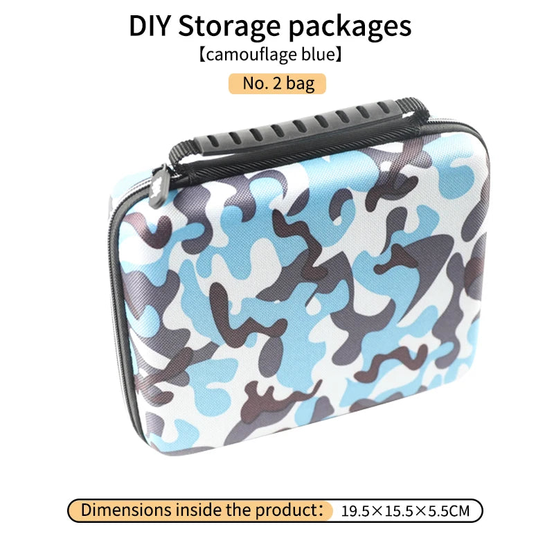 DIY Sponge Electronics Organizer Case – Customizable Foam Travel Carry Bag
