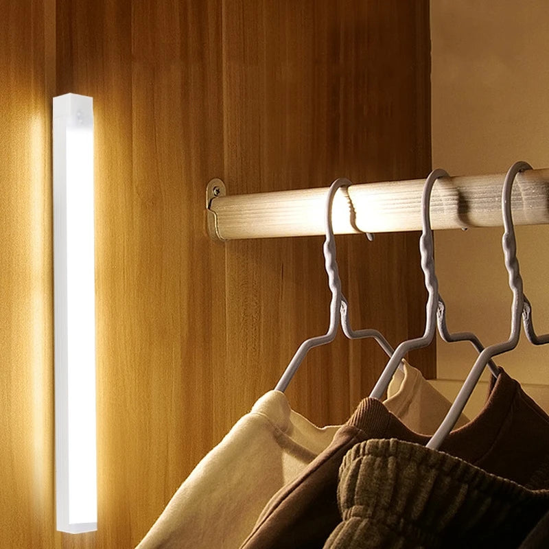 Motion Sensor LED Strip Light | USB Rechargeable | Cabinet, Wardrobe & Staircase