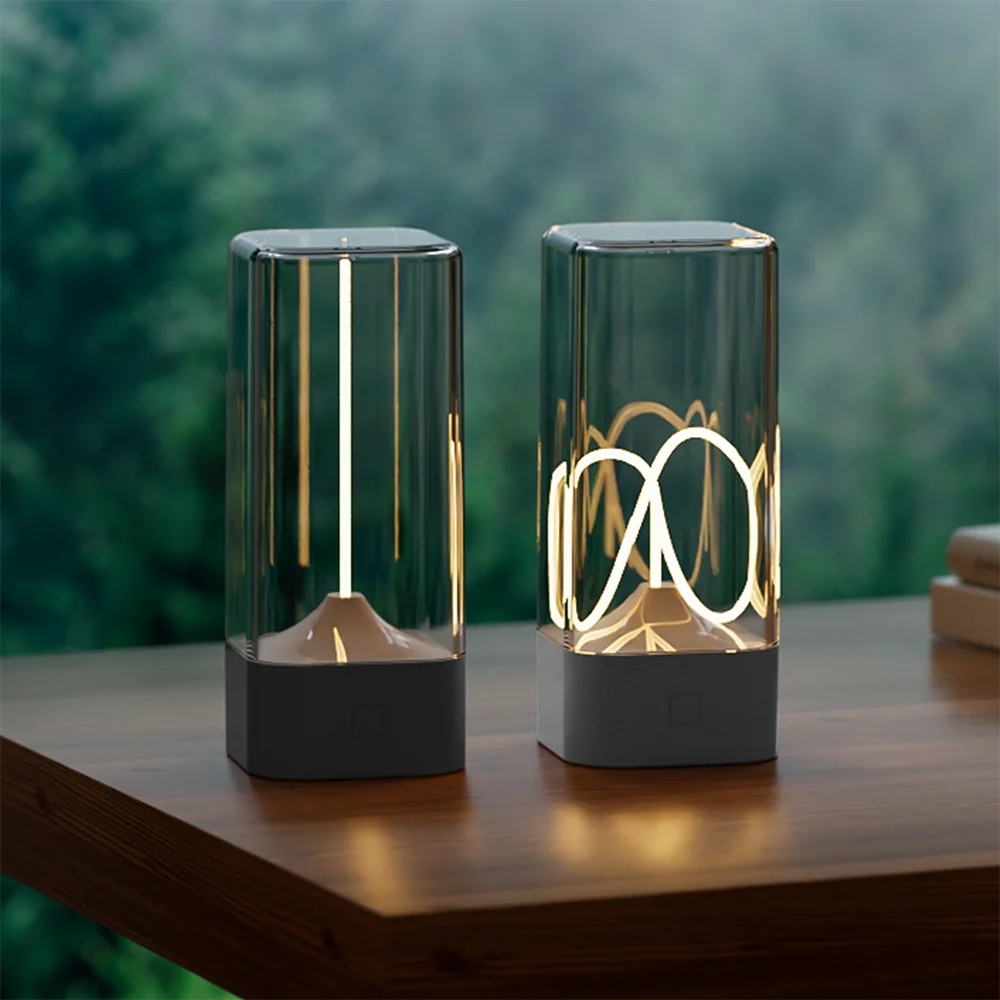 Minimalist Cordless Table Lamp – 3-Level Dimmable Rechargeable LED