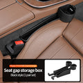 Car Seat Gap Filler Organizer | Cup Holder & Hook | TPE | 2-Pack