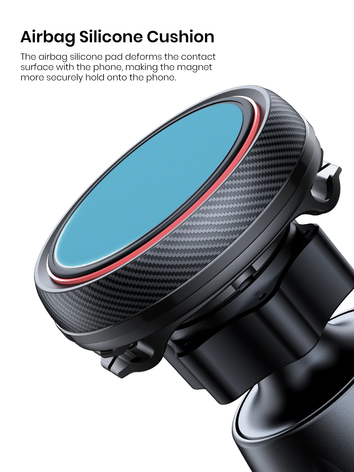 TOPK Magnetic Car Phone Holder | 6 N52 Magnets | Air Vent Mount | Universal Fit