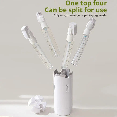 4-in-1 TSA-Approved BPA-Free Travel Dispenser Bottles for Shampoo & Lotion