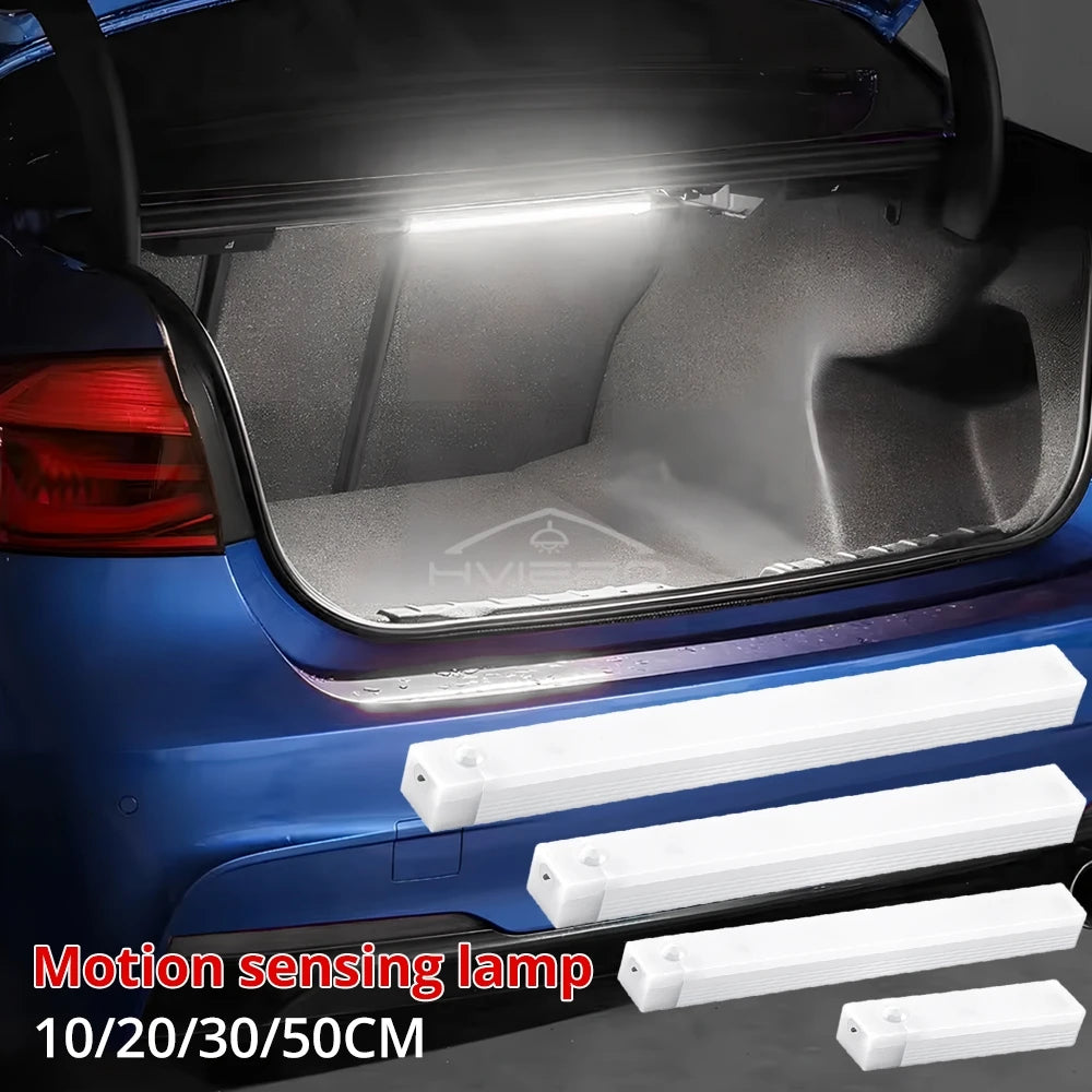 PIR Motion Sensor LED Bar Light – Magnetic Mount, USB Rechargeable, 10–50cm