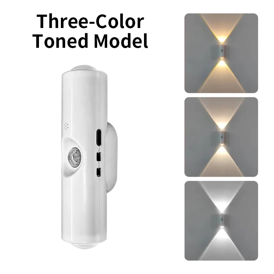 Magnetic LED Night Light – Motion Sensor, 7-Color RGB, USB Rechargeable