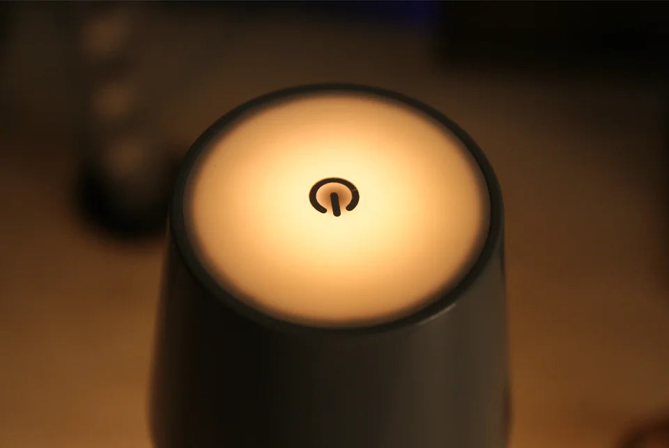IP54 Waterproof Cordless Table Lamp – Touch Dimming, USB Rechargeable, Hotel Style