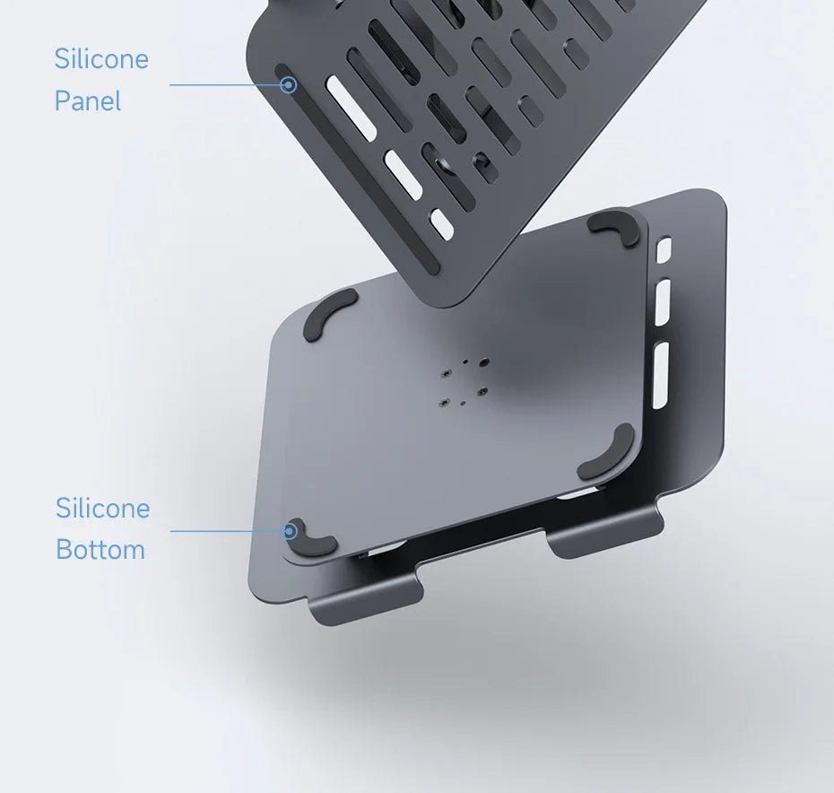 Adjustable Laptop Stand – 360° Rotating, Ergonomic, Fits Up to 18 Inches