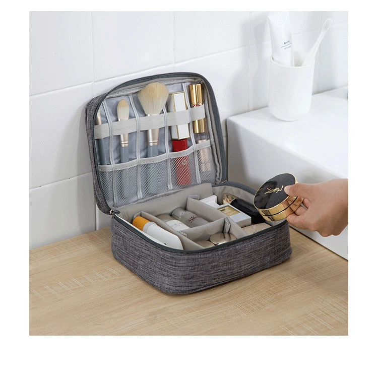 Waterproof Oxford Cable Storage Bag – Portable USB & Charger Travel Organizer